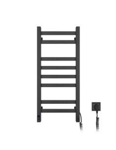 Electric Towel Rail BLACK AVANGARD Sensor 360х800 right 2