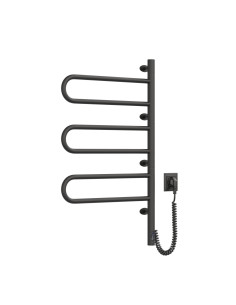 Electric Towel Rail BLACK FOUETTE Sensor 480х800