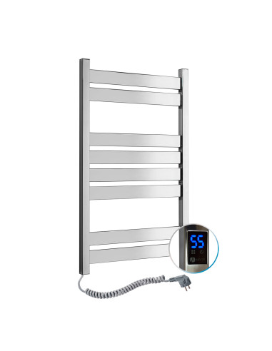 Stainless Steel Electric Towel Rail LARGO Sensor 500x800 left