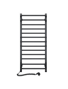 Electric Towel Rail BLACK GRANDIS Sensor 480х1000 left