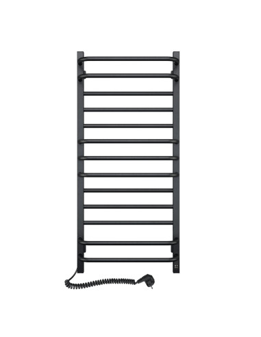 Electric Towel Rail BLACK GRANDIS Sensor 480х1000 left