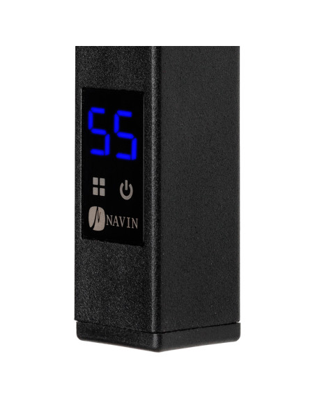 Electric Towel Rail BLACK GRANDIS Sensor 480х1000 left Electric Towel Rail BLACK GRANDIS Sensor 480х1000 left