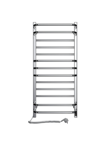Stainless Steel Electric Towel Rail GRANDIS Sensor 480х1000 left