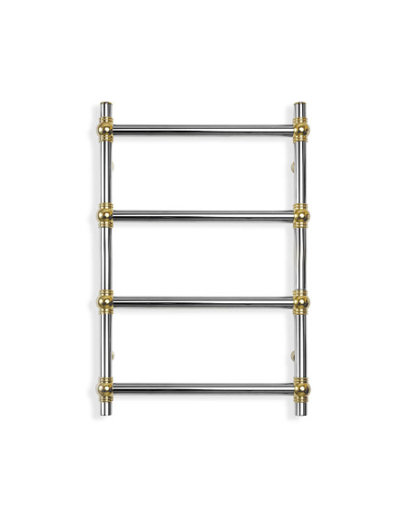 Stainless Steel Heated Towel Rail GOLD BALL RETRO 500x800