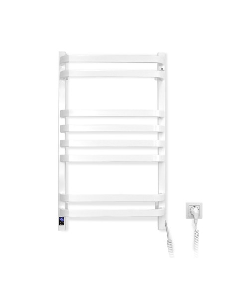 Electric Towel Rail WHITE NAVIN STUGNA 480х800 Right sensor