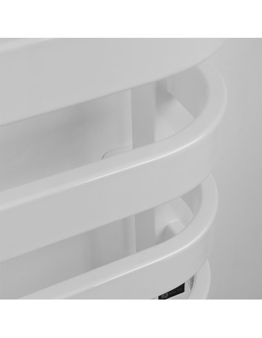 Electric Towel Rail WHITE NAVIN STUGNA 480х1000 Sensor right