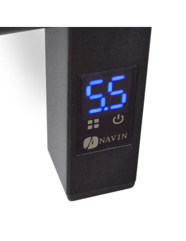 Electric Towel Rail BLACK NAVIN STUGNA 480х1200 Sensor right