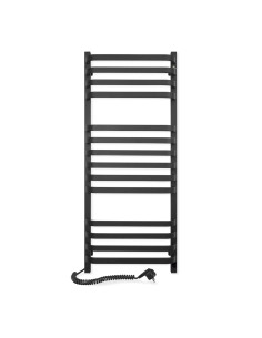 Electric Towel Rail BLACK NAVIN STUGNA 480х1200 Sensor left