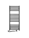 Electric Towel Rail BLACK NAVIN STUGNA 480х1200 Sensor left