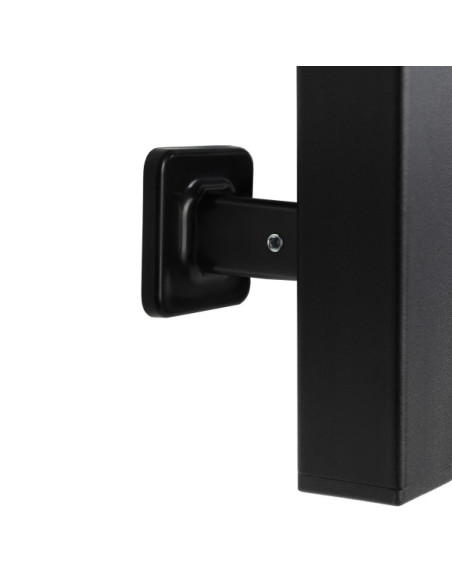 Electric Towel Rail BLACK NAVIN STUGNA 480х1200 Sensor left