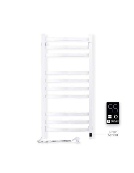 Electric Towel Rail WHITE NAVIN AVALON 480х1000 Sensor left Electric Towel Rail WHITE NAVIN AVALON 480х1000 Sensor left