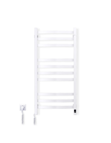 Electric Towel Rail WHITE NAVIN AVALON 480х1000 Sensor left