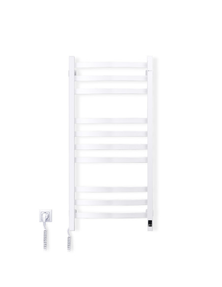 Electric Towel Rail WHITE NAVIN AVALON 480х1000 Sensor left Electric Towel Rail WHITE NAVIN AVALON 480х1000 Sensor left