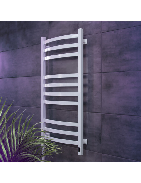 Electric Towel Rail WHITE NAVIN AVALON 480х1000 Sensor left Electric Towel Rail WHITE NAVIN AVALON 480х1000 Sensor left