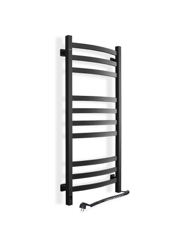 Electric Towel Rail BLACK NAVIN AVALON 480х1000 Sensor right