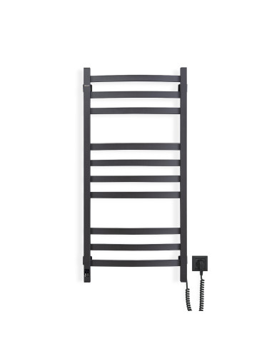 Electric Towel Rail BLACK NAVIN AVALON 480х1000 Sensor right