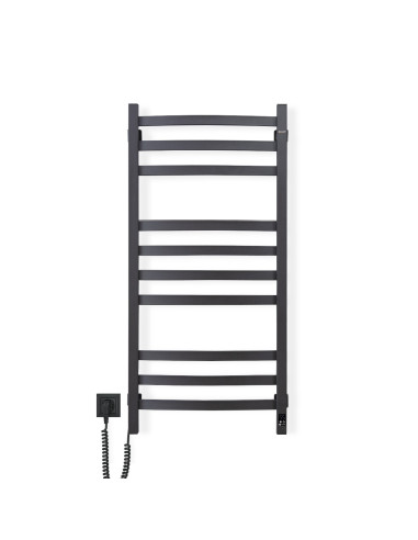Electric Towel Rail BLACK NAVIN AVALON 480х1000 Sensor left