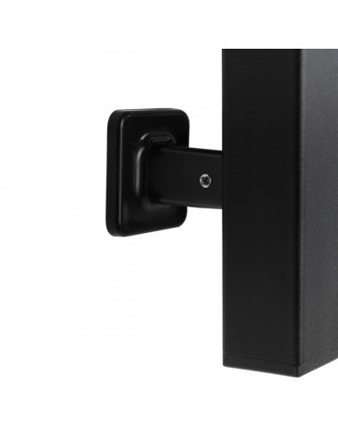 Electric Towel Rail BLACK NAVIN AVALON 480х1000 Sensor left