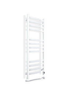 Electric Towel Rail WHITE NAVIN AVALON 480х1200 Sensor left
