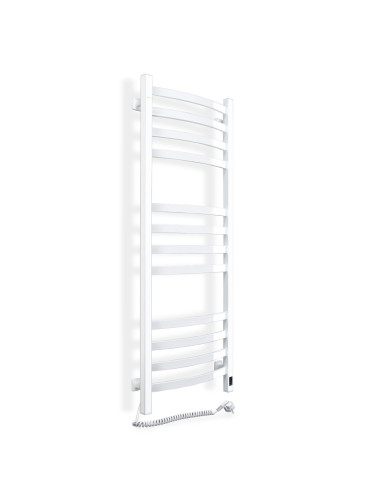 Electric Towel Rail WHITE NAVIN AVALON 480х1200 Sensor left