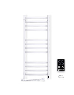 Electric Towel Rail WHITE NAVIN AVALON 480х1200 Sensor left 2