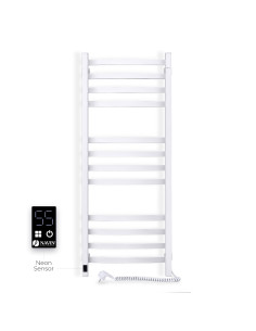 Electric Towel Rail WHITE NAVIN AVALON 480х1200 Sensor right 2