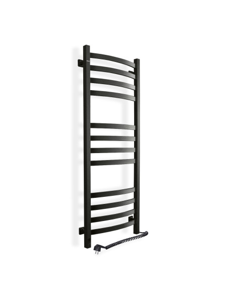 Electric Towel Rail BLACK NAVIN AVALON 480х1200 Sensor right