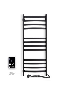 Electric Towel Rail BLACK NAVIN AVALON 480х1200 Sensor right 2