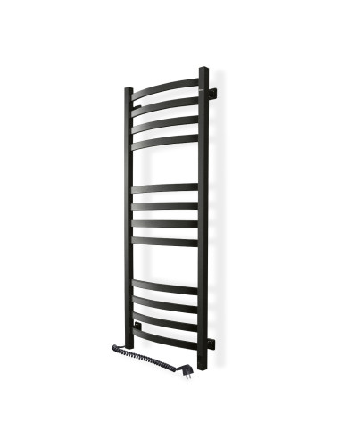 Electric Towel Rail BLACK NAVIN AVALON 480х1200 Sensor left