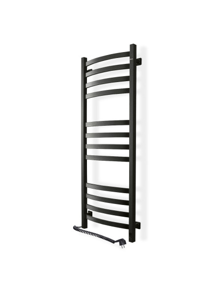 Electric Towel Rail BLACK NAVIN AVALON 480х1200 Sensor left Electric Towel Rail BLACK NAVIN AVALON 480х1200 Sensor left