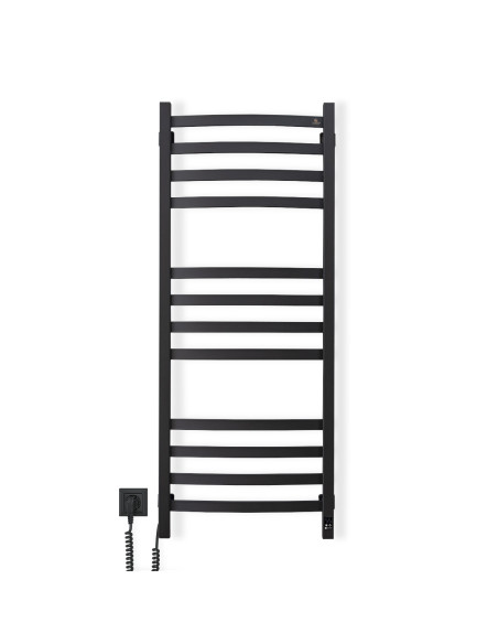 Electric Towel Rail BLACK NAVIN AVALON 480х1200 Sensor left Electric Towel Rail BLACK NAVIN AVALON 480х1200 Sensor left
