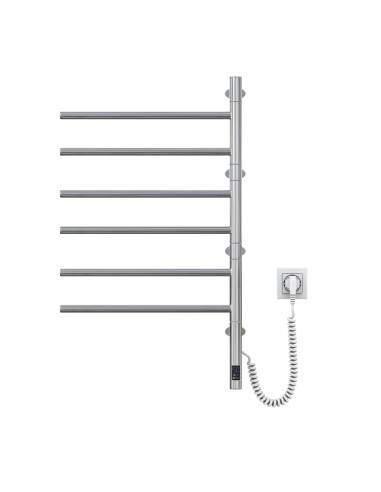 Stainless Steel Electric Towel Rail ARABESQUE 480x800 Sensor