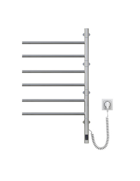 Stainless Steel Electric Towel Rail ARABESQUE 480x800 Sensor