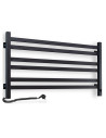 Electric Towel Rail BLACK AVANGARD Sensor 900х500 left
