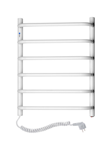 Electric Towel Rail WHITE SYMPHONIA 480x600 left