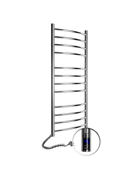 Stainless Steel Electric Towel Rail CAMELLIA Sensor 480х1200 left