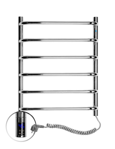 Stainless Steel Electric Towel Rail SYMPHONIA Sensor 480x600 right
