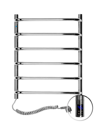 Stainless Steel Electric Towel Rail SYMPHONIA Sensor 480x600 left