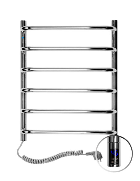 Stainless Steel Electric Towel Rail SYMPHONIA Sensor 480x600 left Stainless Steel Electric Towel Rail SYMPHONIA Sensor 480x600 left