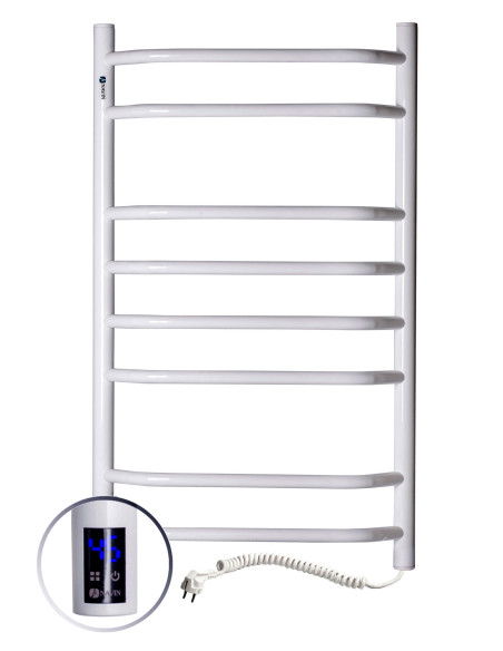 Electric Towel Rail WHITE BLUES Sensor 480x800 right