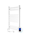 Electric Towel Rail WHITE ELLIPSE Sensor 500x800 left