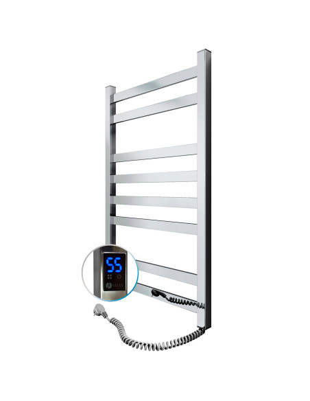 Stainless Steel Electric Towel Rail AVANGARD Sensor 480х800 right