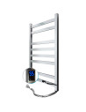 Stainless Steel Electric Towel Rail AVANGARD Sensor 480х800 right