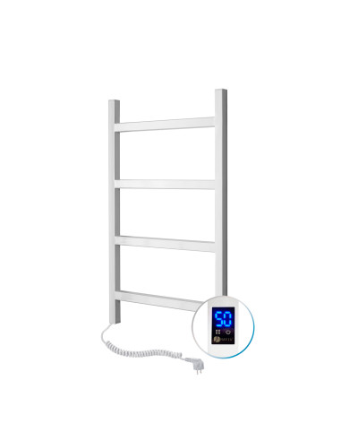 Electric Towel Rail WHITE NORDIC Sensor 500x800 left