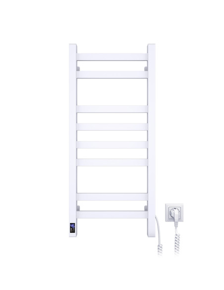 Electric Towel Rail WHITE AVANGARD Sensor 360х800 right