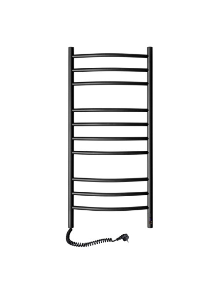 Electric Towel Rail BLACK CAMELLIA Sensor 480х1000 left Electric Towel Rail BLACK CAMELLIA Sensor 480х1000 left