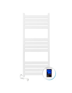 Electric Towel Rail WHITE LARGO Sensor 500x1200 left