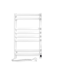 Electric Towel Rail WHITE NAVIN STUGNA 480х800 Sensor left