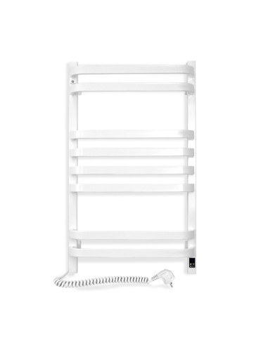 Electric Towel Rail WHITE NAVIN STUGNA 480х800 Sensor left