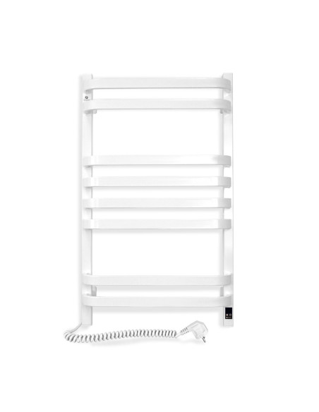 Electric Towel Rail WHITE NAVIN STUGNA 480х800 Sensor left